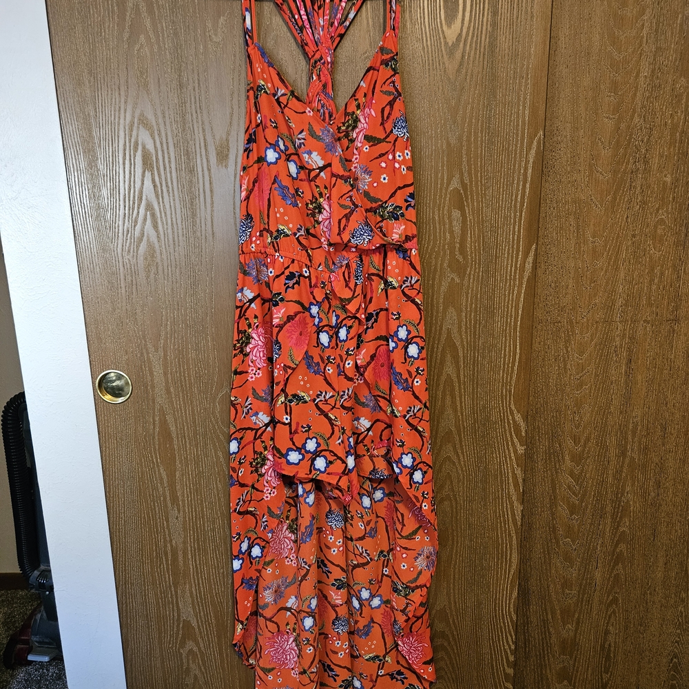 Candie's Red Floral Dress